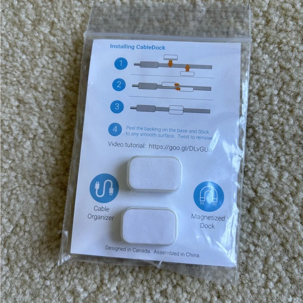 Cisco CableDock Magnetic Organizer - White